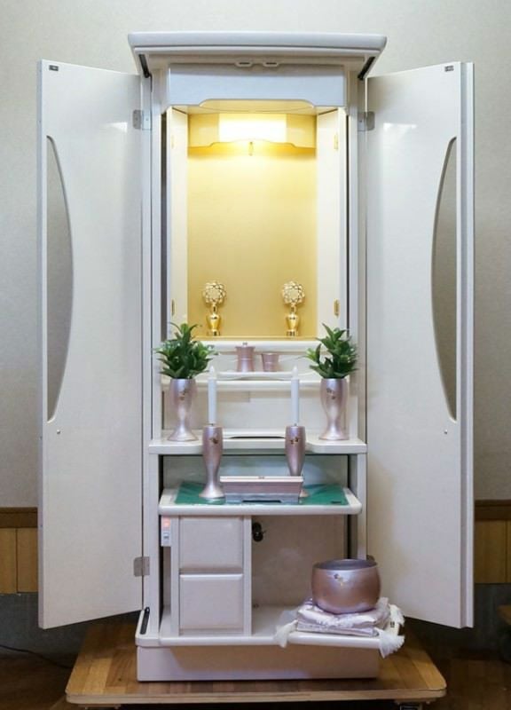 中古仏壇261 家具調電動｜仏壇革命・虚空厨子なら桜梅桃李.com