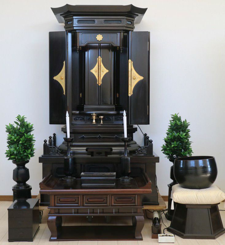 創価学会中古仏壇B473｜仏壇革命・虚空厨子なら桜梅桃李.com