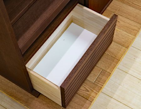 創価学会 家具調 中古仏壇 754 書棚 ウォールナット アクリル厨子 手動