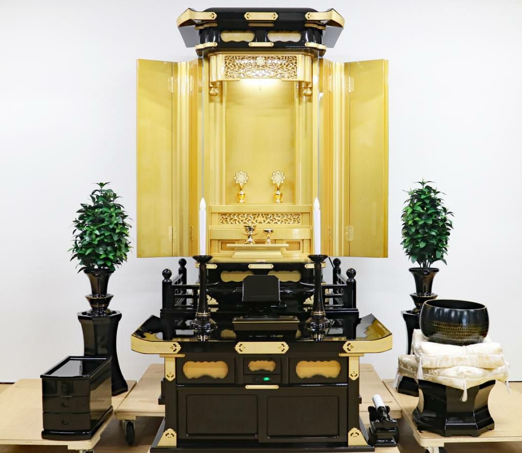 中古美品　仏壇　 極上品・使用2年】創価学会 厨子型 中古仏壇 1345 「正徳 60-30