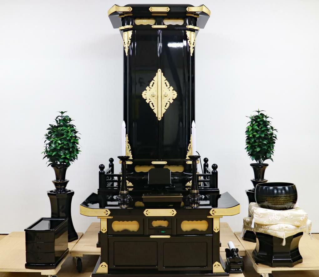 極上品・使用2年】創価学会 厨子型 中古仏壇 1345 「正徳 60-30