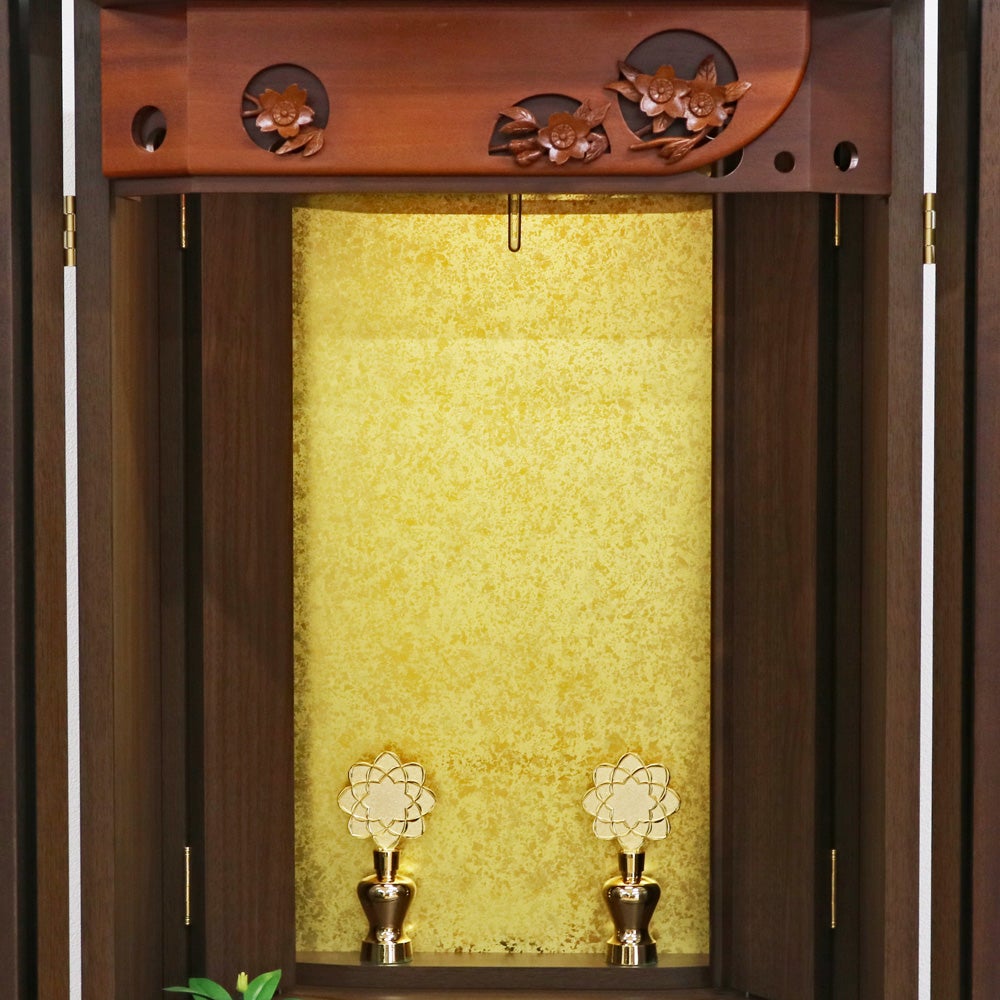 創価学会 家具調 中古仏壇 1375 さくら｜仏壇革命・虚空厨子なら桜梅