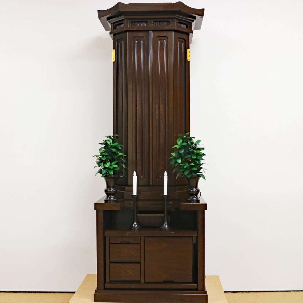 創価 厨子型 中古仏壇1378 鉄刀木｜仏壇革命・虚空厨子なら桜梅桃李.com
