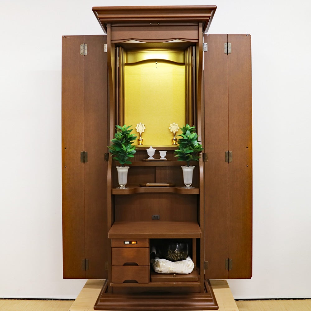 創価学会 家具調 中古仏壇 1386｜仏壇革命・虚空厨子なら桜梅桃李.com