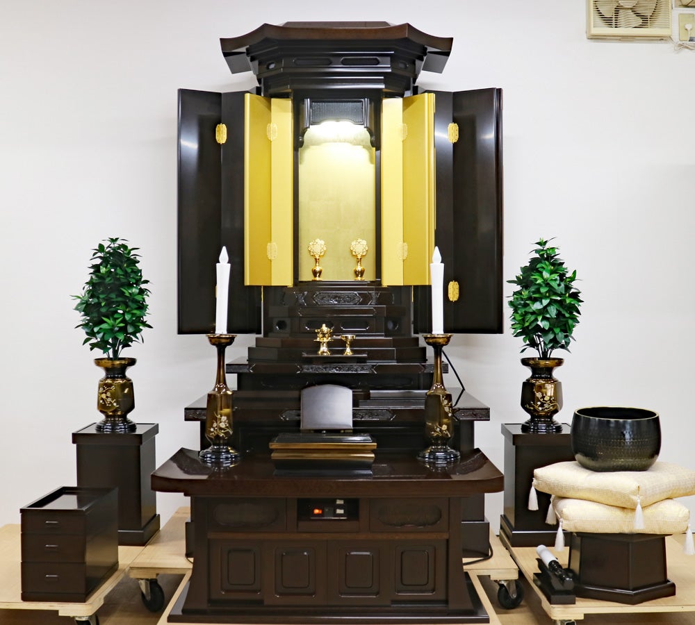 創価学会 厨子型 中古仏壇 1390 眉山｜仏壇革命・虚空厨子なら桜梅桃李.com