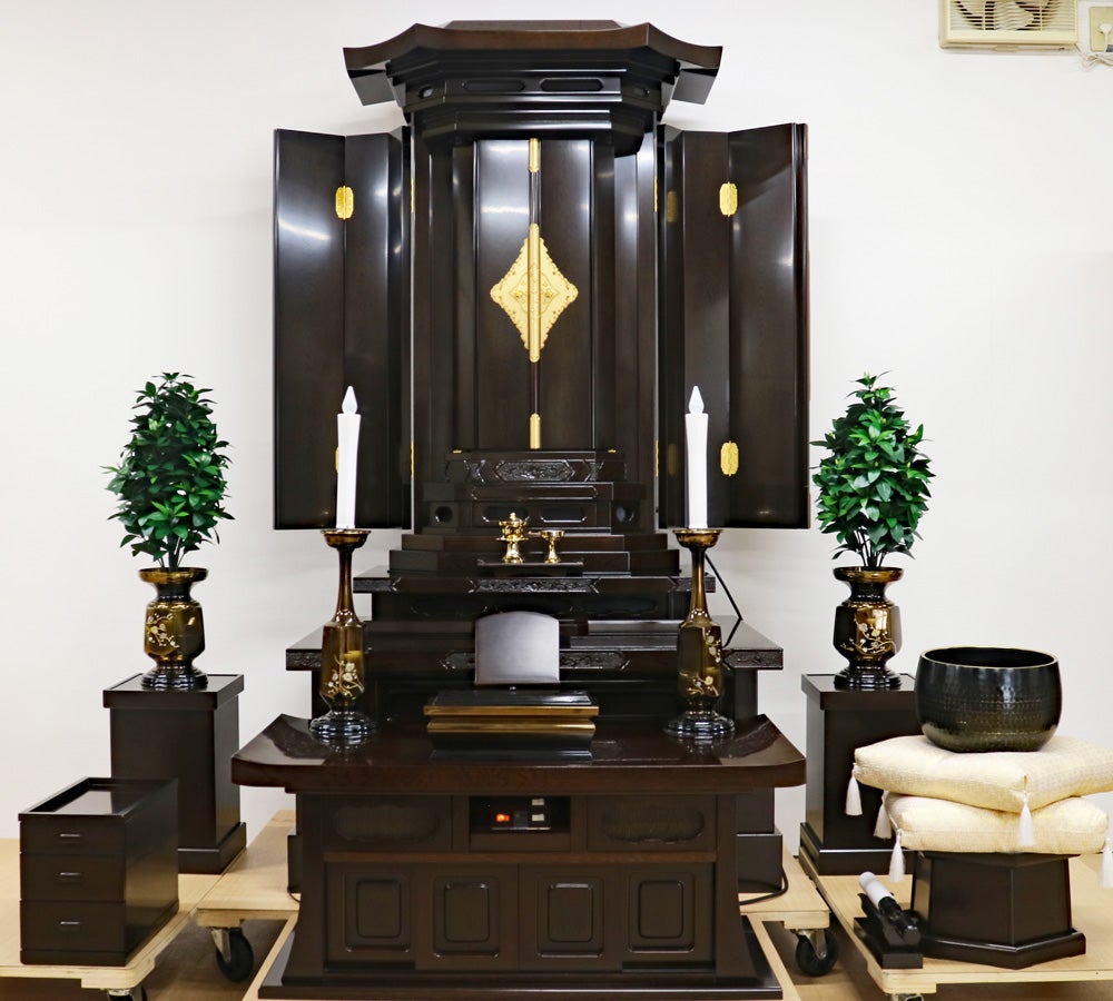 創価学会 厨子型 中古仏壇 1390 眉山｜仏壇革命・虚空厨子なら桜梅桃李.com