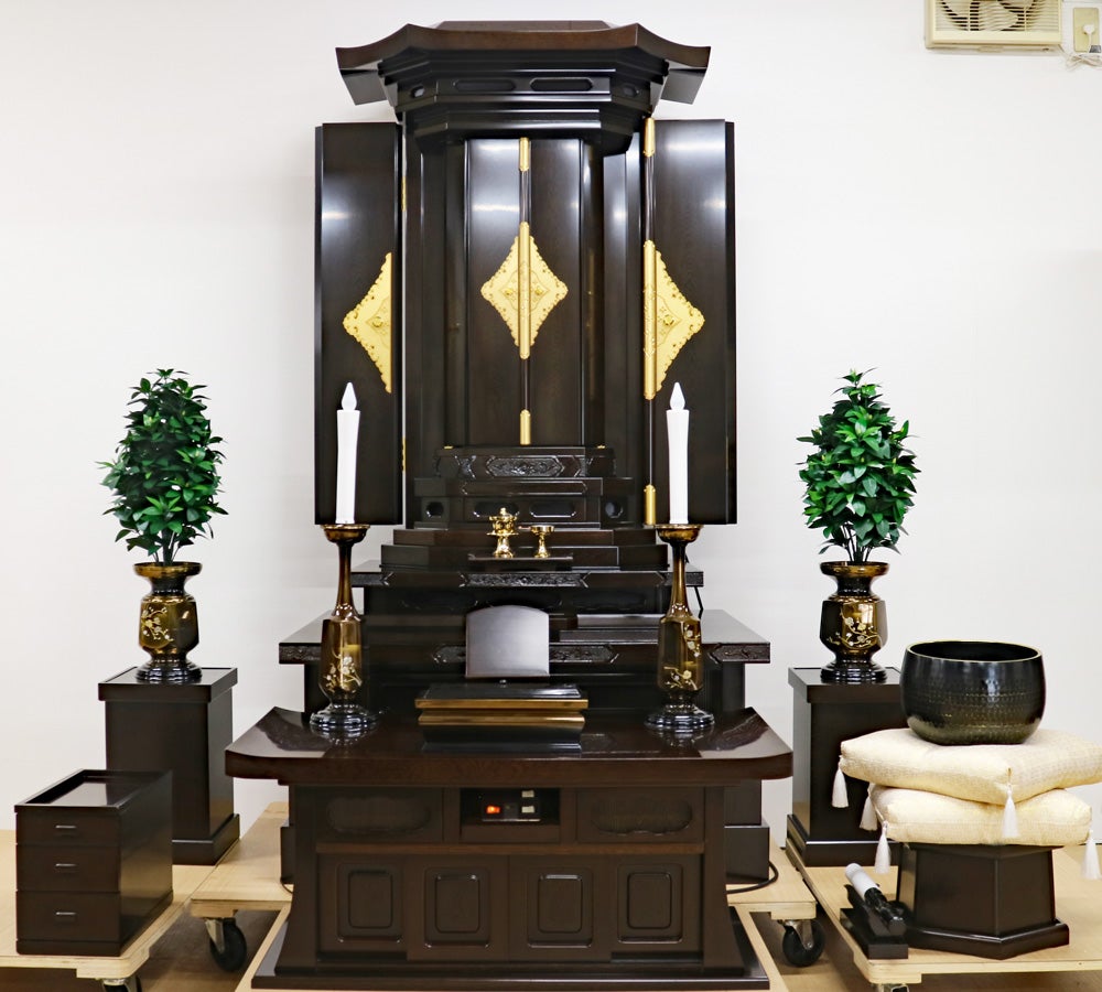 創価学会 厨子型 中古仏壇 1390 眉山｜仏壇革命・虚空厨子なら桜梅桃李.com