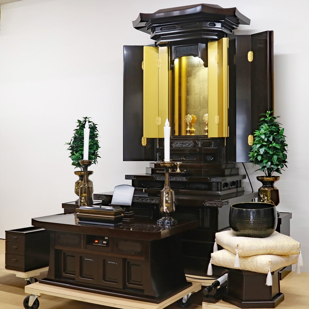 創価学会 厨子型 中古仏壇 1390 眉山｜仏壇革命・虚空厨子なら桜梅桃李.com