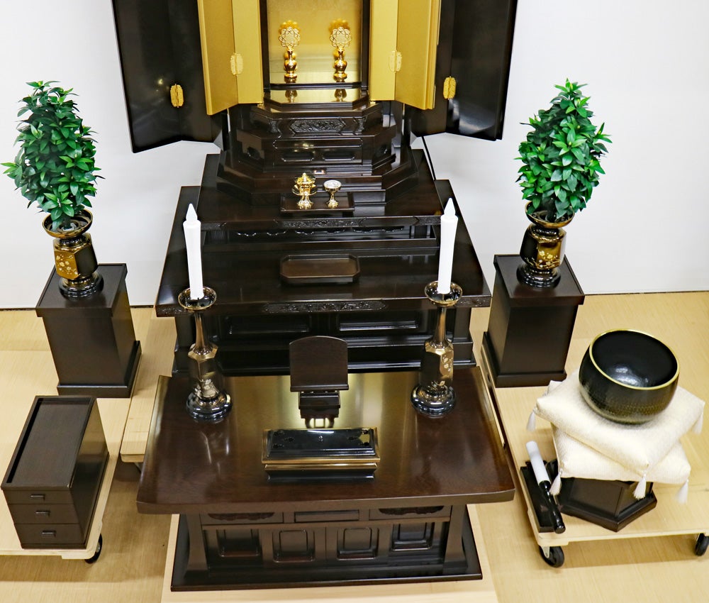 創価学会 厨子型 中古仏壇 1390 眉山｜仏壇革命・虚空厨子なら桜梅桃李.com