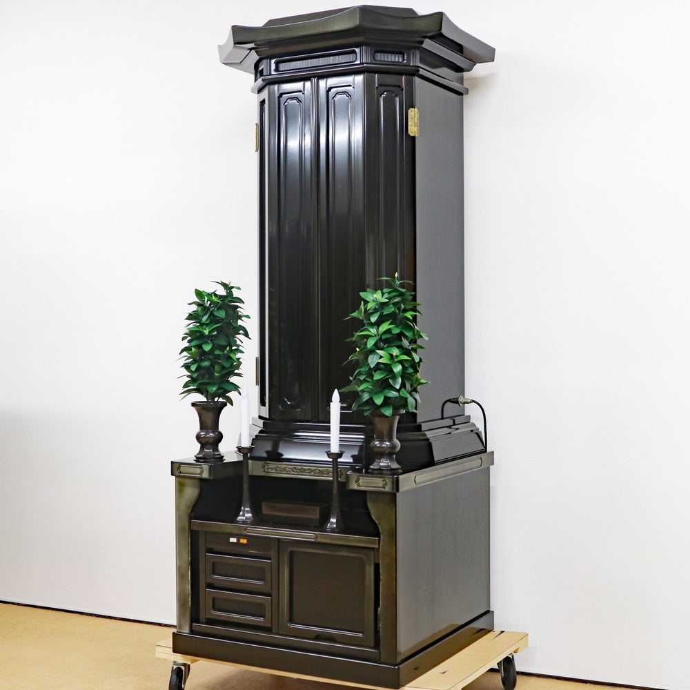 創価学会 厨子型 中古仏壇 B1397 優雅｜仏壇革命・虚空厨子なら桜梅