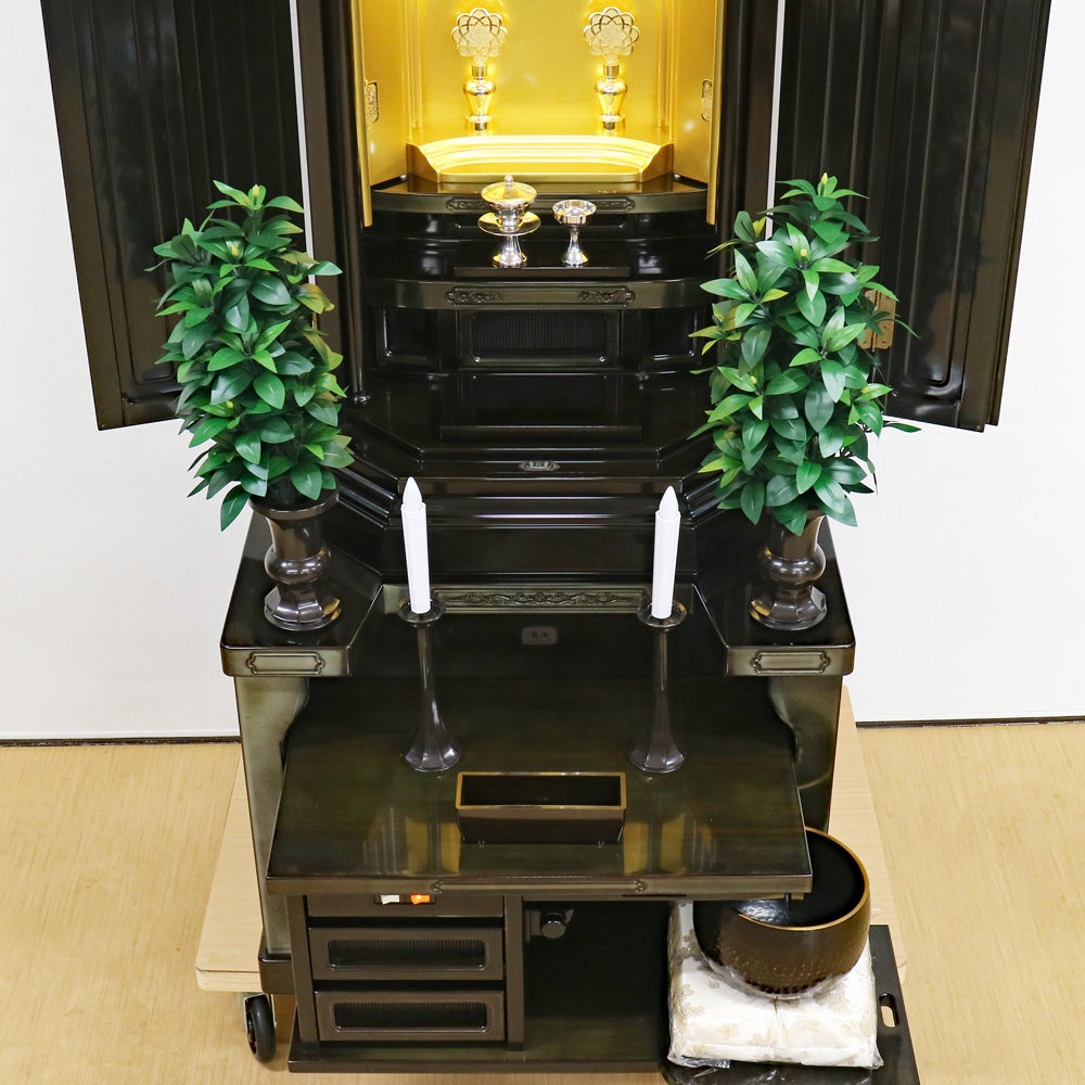 創価学会 厨子型 中古仏壇 B1397 優雅｜仏壇革命・虚空厨子なら桜梅