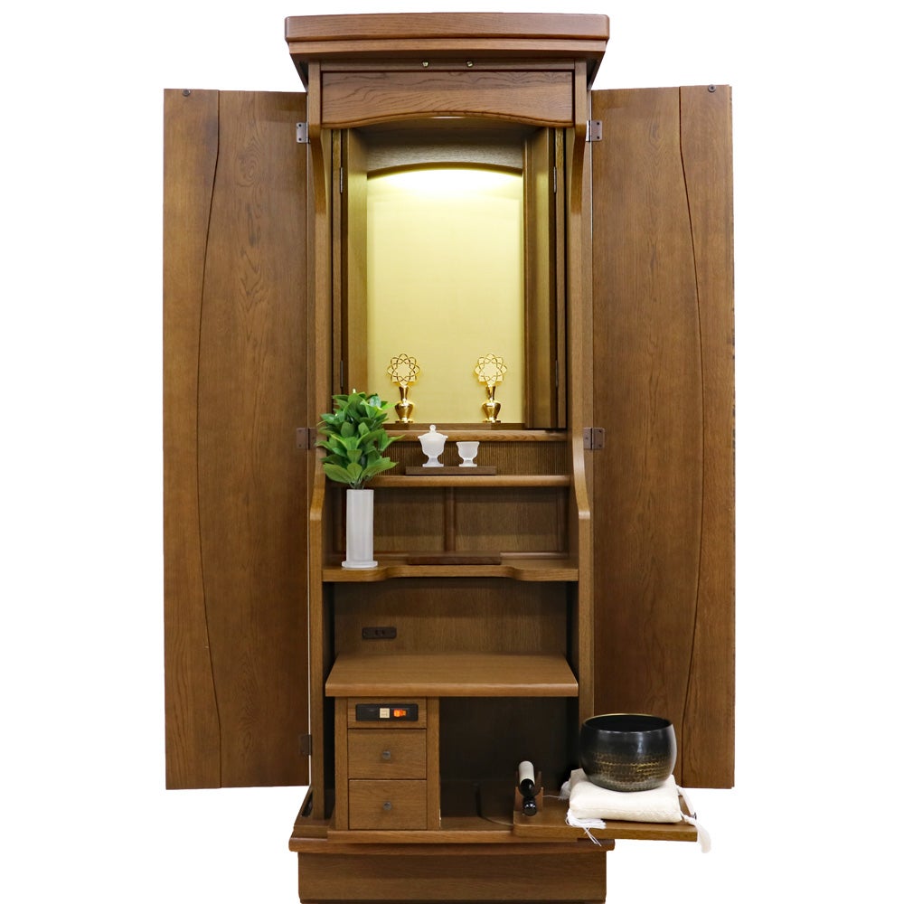 中古　仏壇 創価学会 家具調 中古仏壇 B1398｜仏壇革命・虚空厨子なら桜梅桃李.com