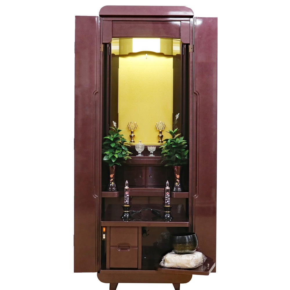中古　仏壇 創価学会 家具調 中古仏壇 1400｜仏壇革命・虚空厨子なら桜梅桃李.com
