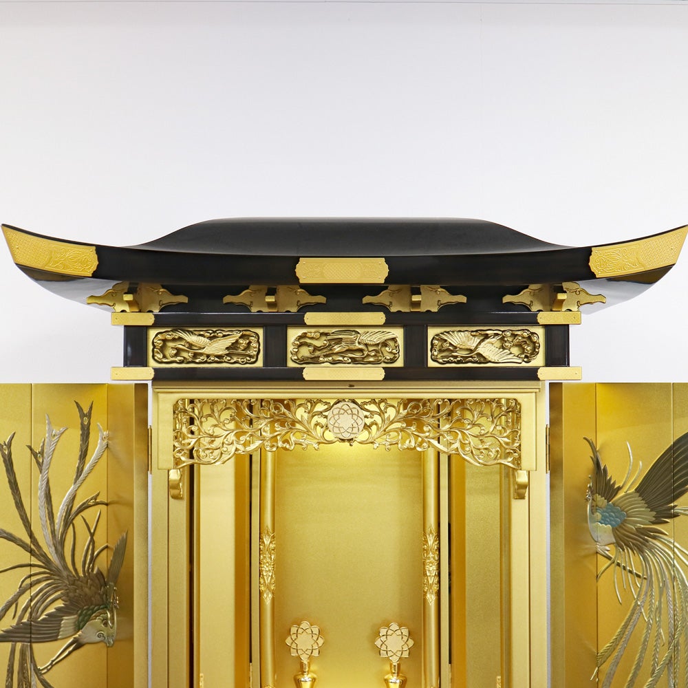 創価学会 厨子型 中古仏壇 1401型 白鳳｜仏壇革命・虚空厨子なら桜梅